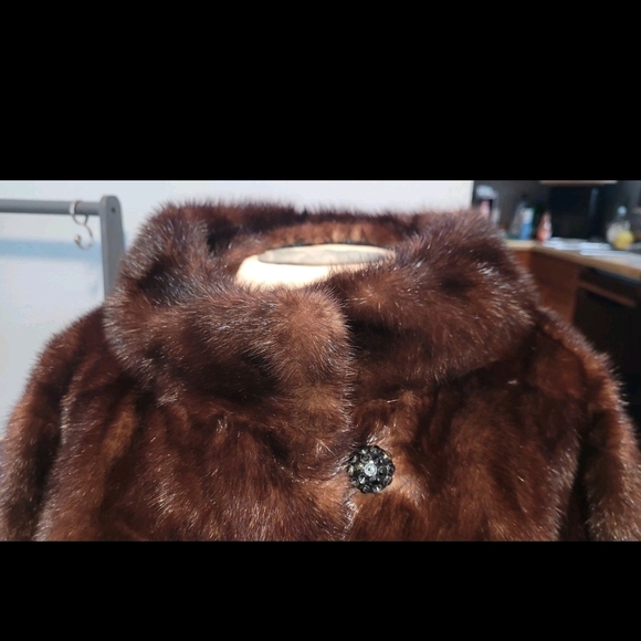 Rare Vintage De Pinna Fifth Avenue Mink Fur Jacket – Mahogany Brown - Picture 5 of 5